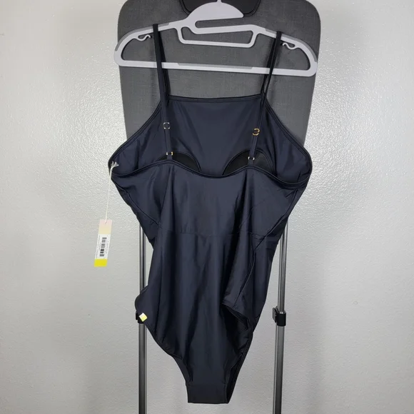 Summersalt Size 14 Black The High Neck One Piece Swim Suit Women’s - Picture 2 of 6